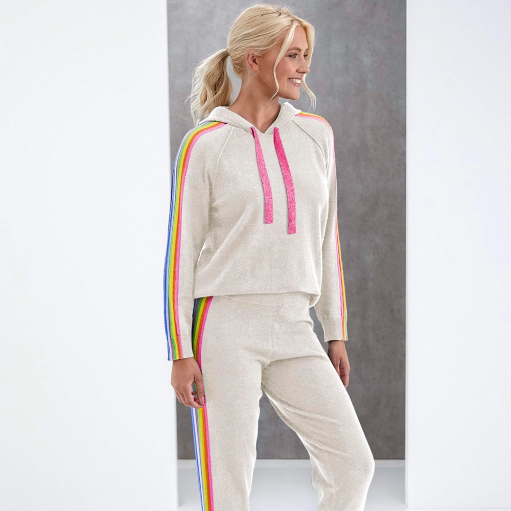 WISPR by Brodie Rainbow Hoodies matching Ruby Rainbow pants Size XS/S
